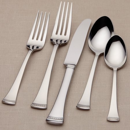 lenox portola flatware piece sets stainless steel bestreviews lowest gorgeous ever dishwasher safe grade