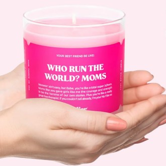 Candier Who Run The World Moms Scented Candle