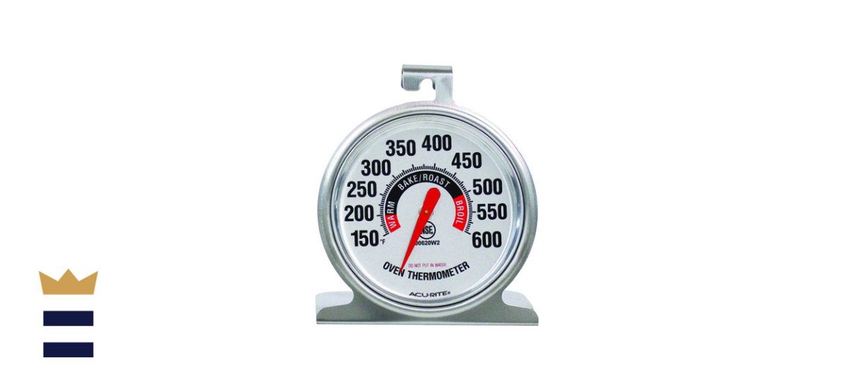 Mainstays Stainless Steel Meat Thermometer, Oven Thermometer with Dial  Thermometer