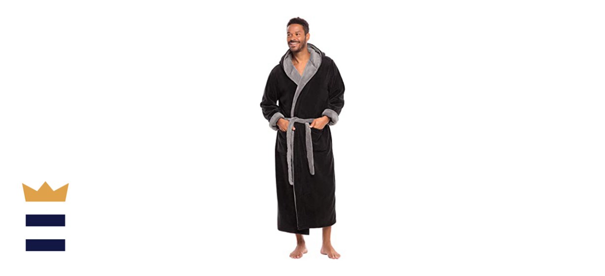 Black Bathrobes, Mens Black Robe, Womens Black Robe