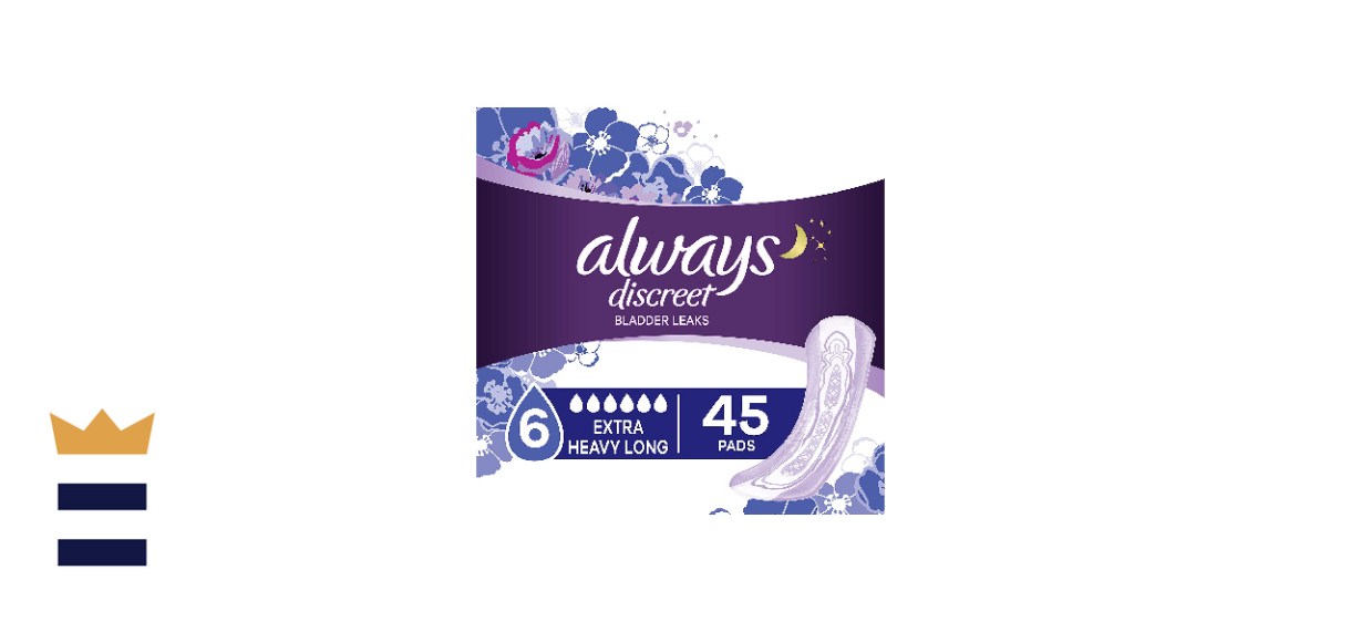 Always Discreet Heavy Long Bladder Leaks Pads