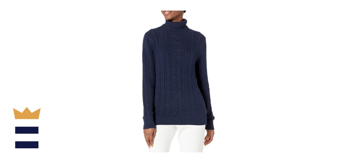 XTX Mens Casual Cable Knit Top Turtle Neck Solid Color Pullover Jumper Sweaters XTX Mens Casual Cable Knit Top Turtle Neck Solid Color Pullover Jumper Sweaters