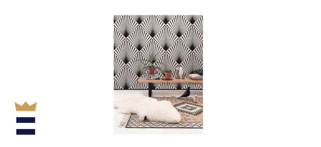 Art Deco Modern Geometric Peel-and-Stick Wallpaper