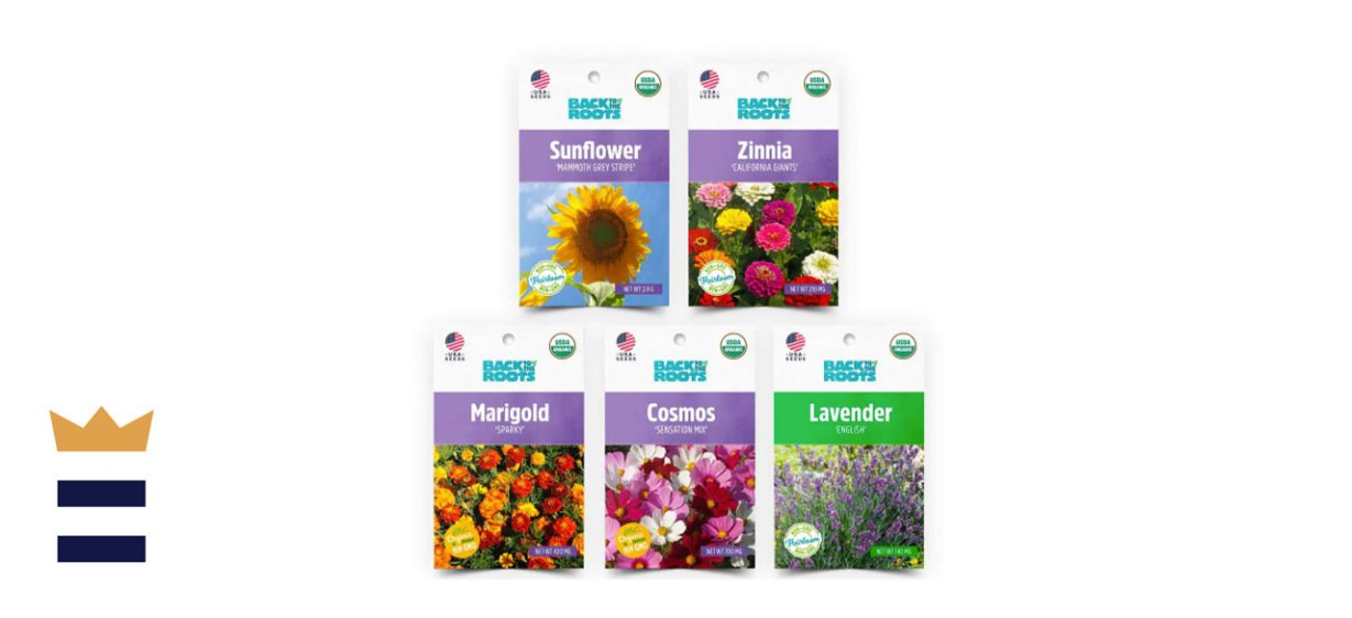 Back to the Roots Organic Flower Seeds Variety