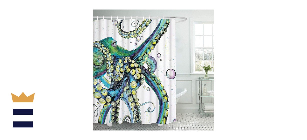 Alishomtll Octopus Shower Curtain