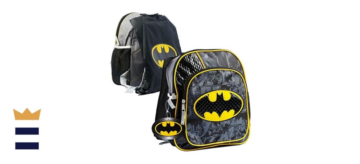 Batman School Backpack with Cape