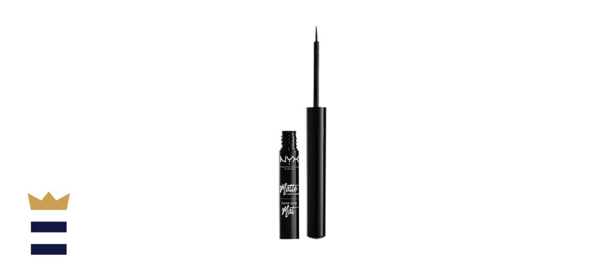 NYX Professional Makeup Matte Liquid Liner Vegan Long Lasting Black Eyeliner