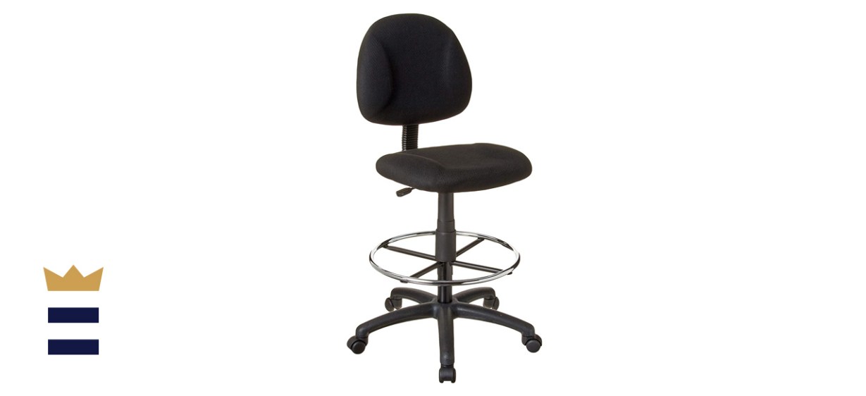 Boss Office Products B1615-BK Ergonomic Works Drafting Chair