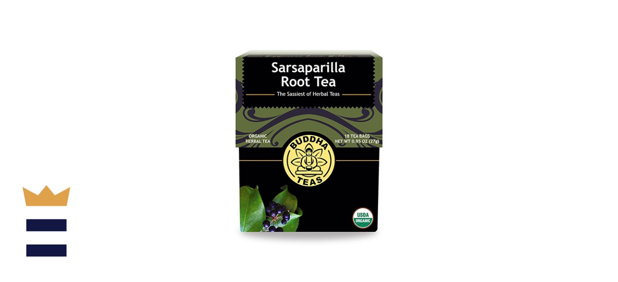 Buddha Teas Organic Sarsaparilla Root Tea, 18 Bleach Tea Bags