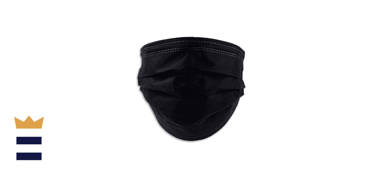 Calabrum Disposable 4-Ply Sold Black Breathable Face Masks