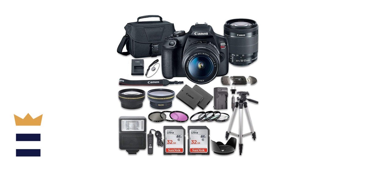 Canon EOS Rebel T7 DSLR Camera Bundle