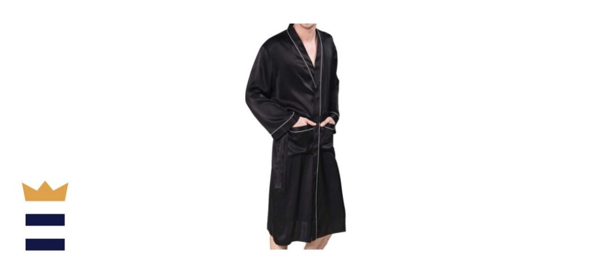 Cold Posh Mens Silk Robe