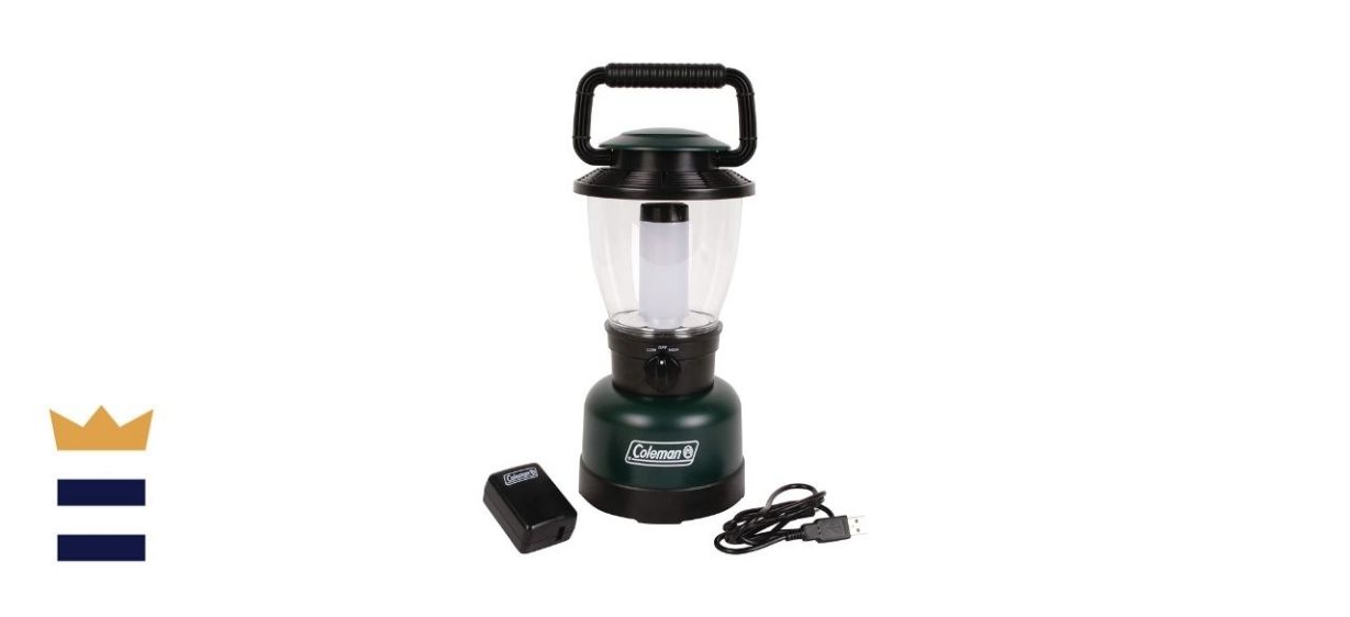 Coleman Rugged 400-Lumen Rechargeable Lantern With Lithium-Ion Battery