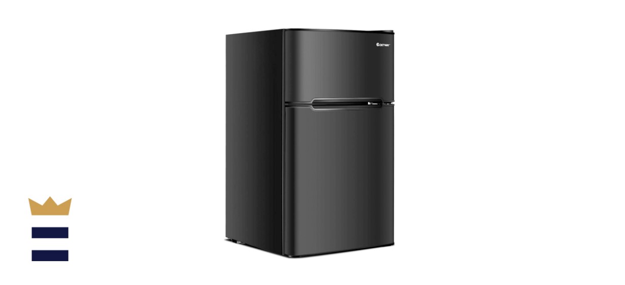 Costway 3.2 Cubic Foot 2-Door Compact Refrigerator