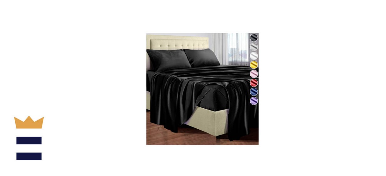 Decolure Satin Sheets, Silky Satin Sheet Set