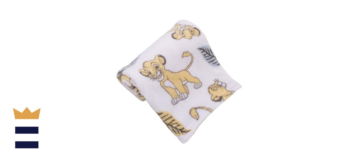 Disney “Lion King” Simba Leaves Baby Blanket
