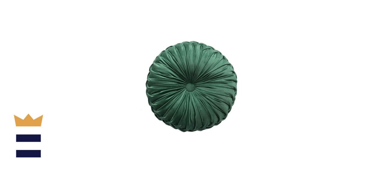 Best emerald green throw pillow KTLA