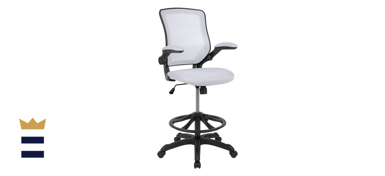 Flash Furniture Mid-Back Ergonomic Drafting Chair