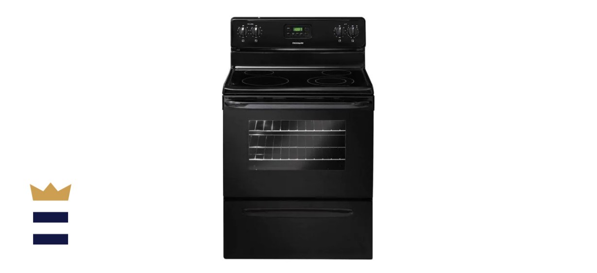 Frigidaire Electric Smooth Surface Range in Black