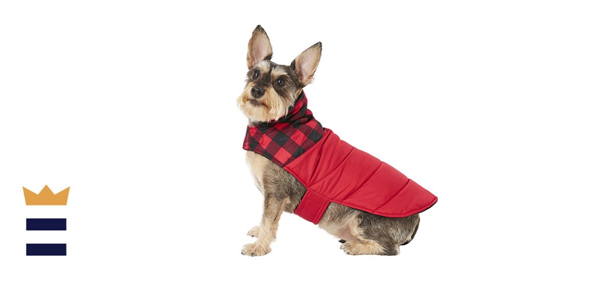 Frisco Boulder Plaid Insulated Dog and Cat Puffer Coat Frisco Boulder Plaid Insulated Dog and Cat Puffer Coat