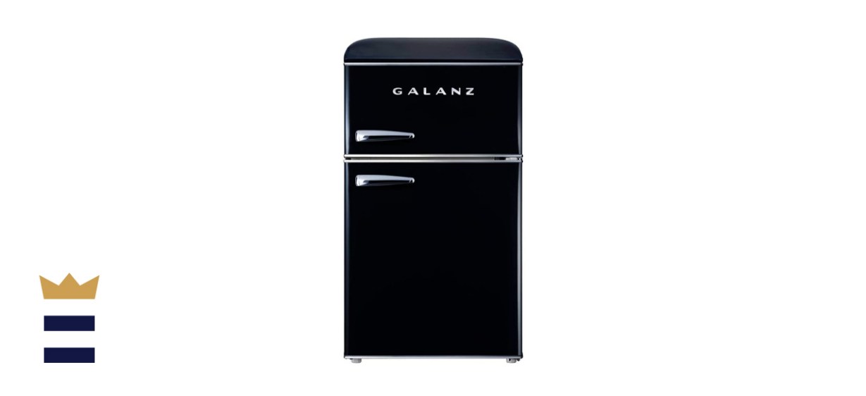 Galanz 3.1 Cubic Foot Retro Compact Refrigerator with Dual Doors