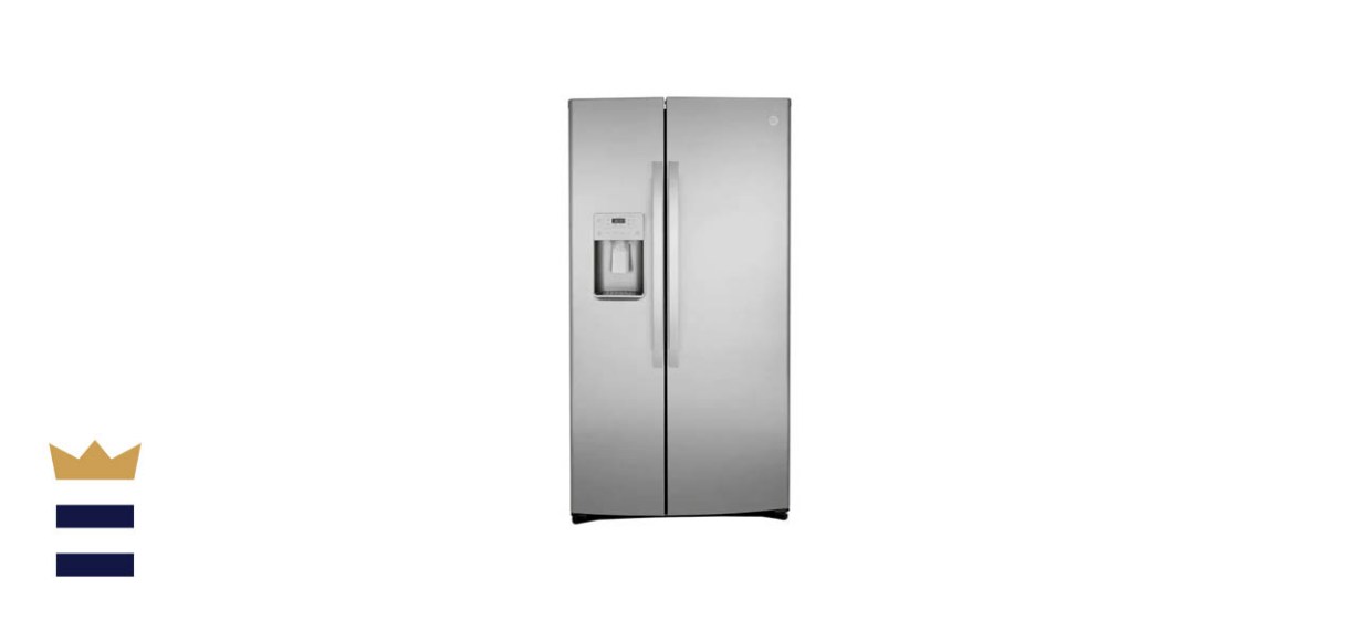 GE GZS22IYNFS 21.9 Cubic Foot Side-by-Side Refrigerator