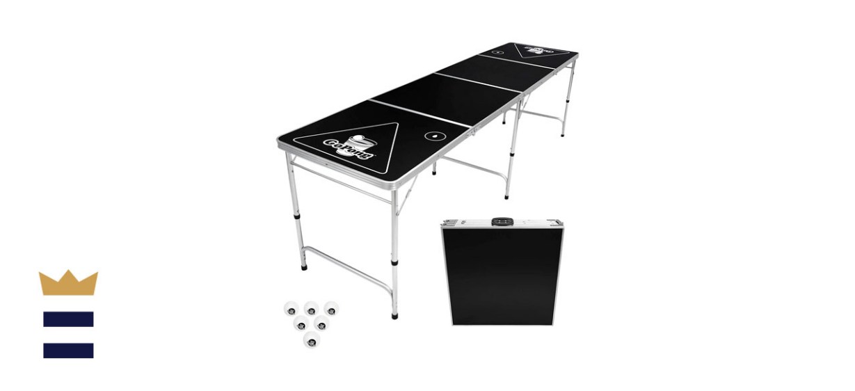 GoPong 8' Portable Folding Beer Pong Table