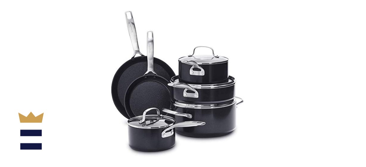GreenPan SearSmart Hard Anodized Health Ceramic Nonstick Cookware Set GreenPan SearSmart Hard Anodized Health Ceramic Nonstick Cookware Set