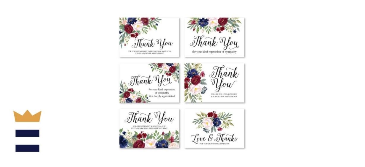 Hadley Designs Sympathy Thank You Cards