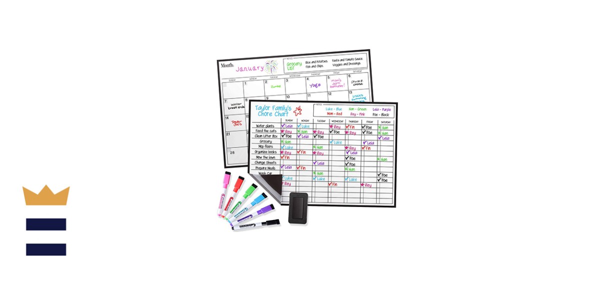 Home &amp; Me Magnetic Dry-Erase Chore Chart