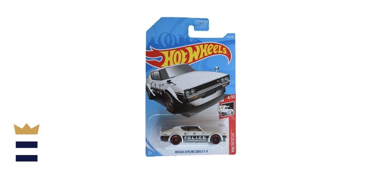 nissan skyline police car hot wheels