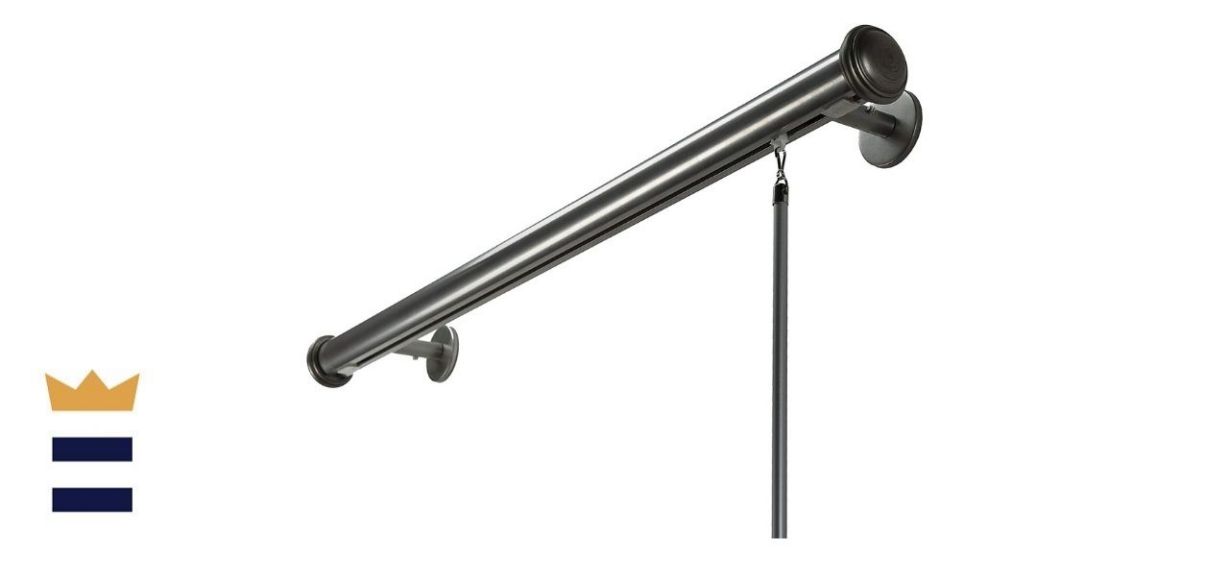 Infinette Tekno 40 Melrose Single Traverse Window Curtain Rod Set