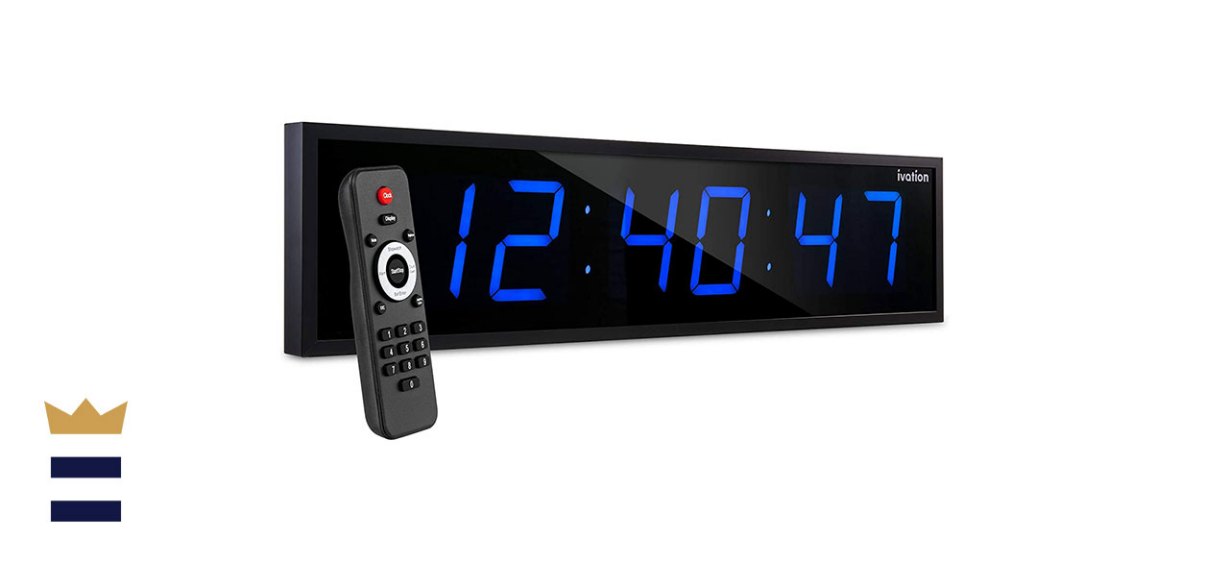 Ivation 24-inch digital LED clock