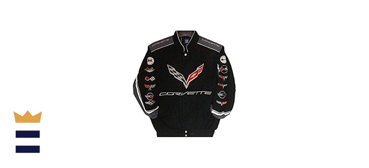 J.H. Design Corvette Racing Embroidered Cotton Jacket