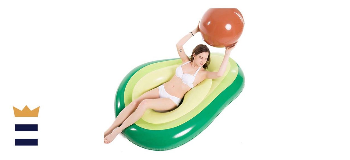 Jasonwell Inflatable Avocado Pool Float