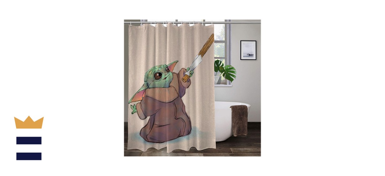 Jochary Baby Yoda Shower Curtain