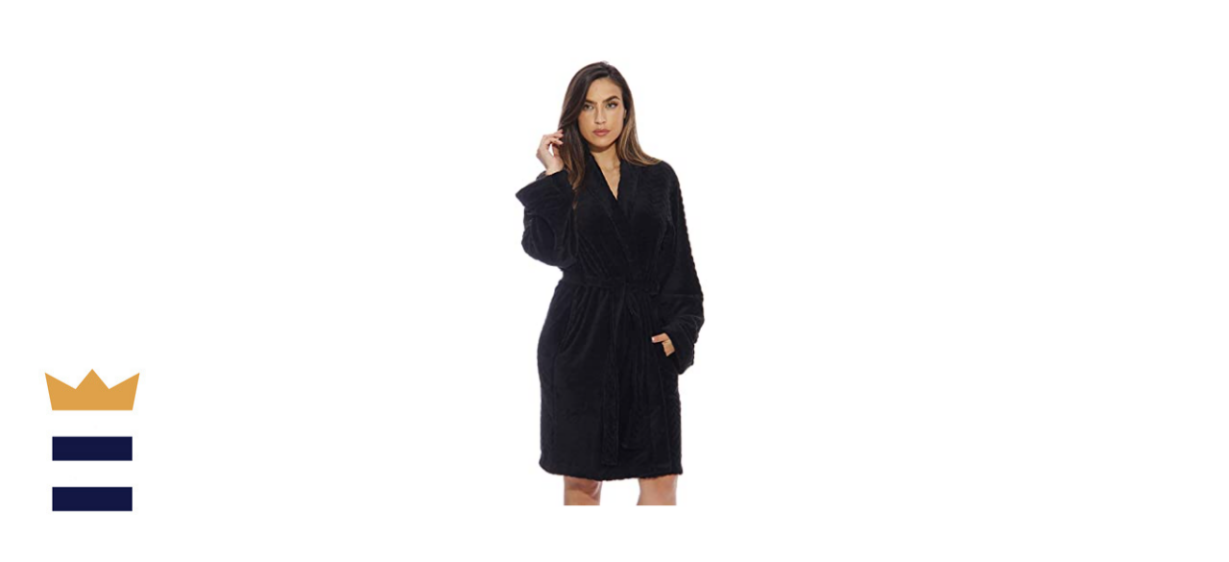 Just Love Velour Chevron Texture Robe