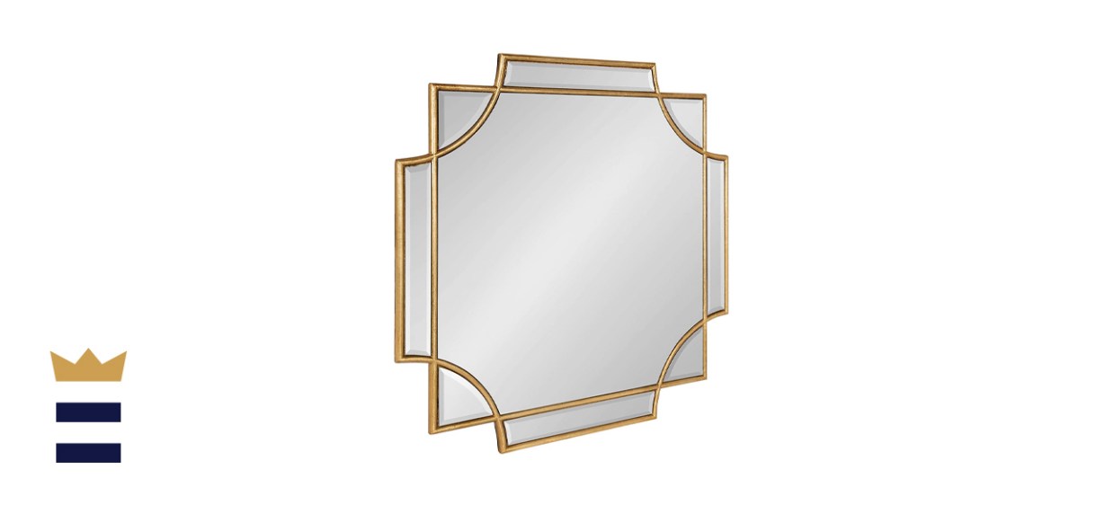 Kate and Laurel Minuette Glam Square Wall Mirror