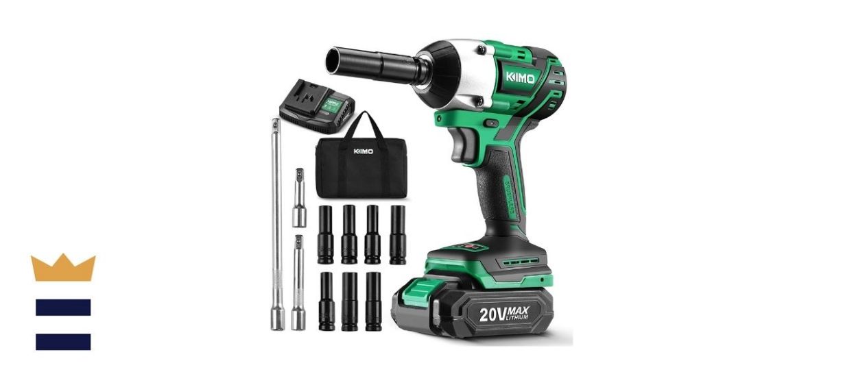 Kimo 20-Volt Cordless Impact Wrench Kit