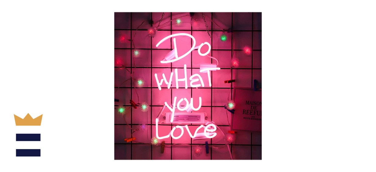 Kukuu Do What You Love Neon Sign