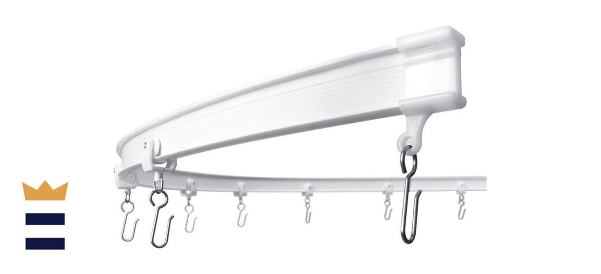 KXLife Flexible Bendable Ceiling Curtain Track