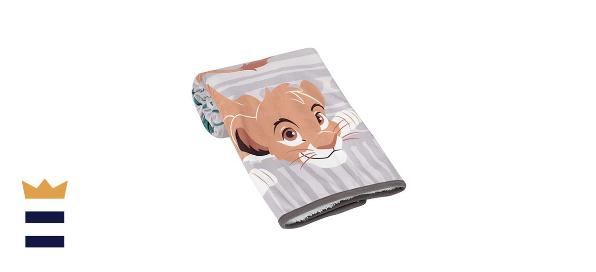 Lamb &amp; Ivy Picture Perfect “Lion King” Sherpa Baby Blanket