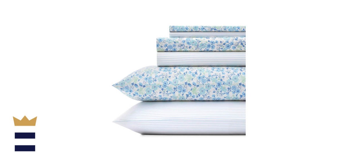 Laura Ashley Jaynie/Ticking Stripe Sheet Set