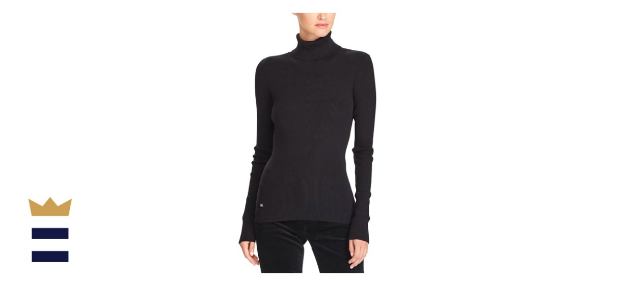 Lauren Ralph Lauren Ribbed Turtleneck Sweater