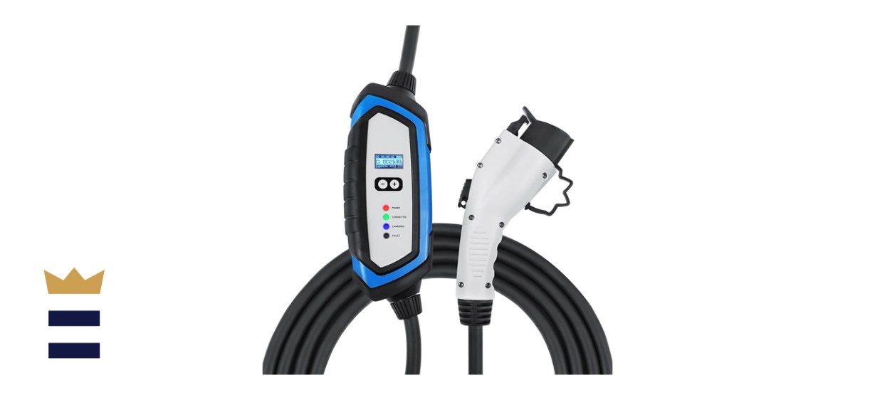 Lectron 240V-32 Amp, Level 2-EV Charger, with 21ft Long J1772 Charging Cable _ NEMA 14-50 Plug