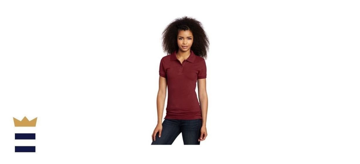 Lee Uniforms Juniors Burgundy Polo Shirt