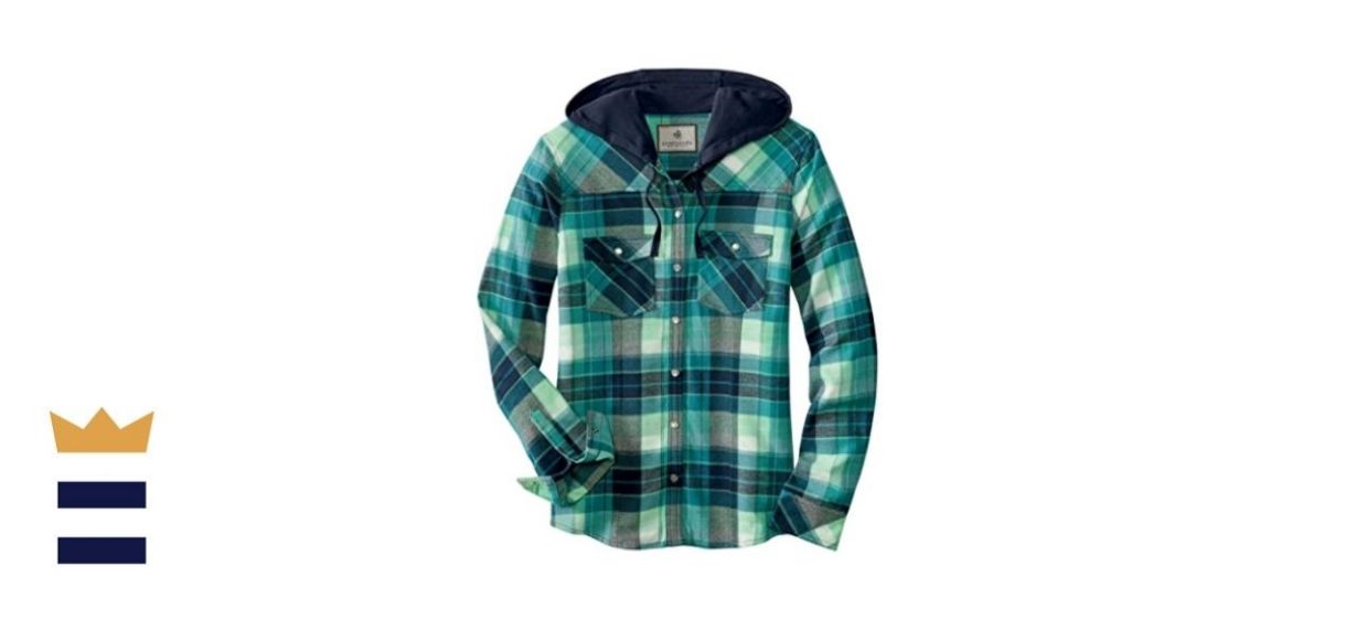 Legendary Whitetails Women's Lumber Jane Hooded Flannel Shirt