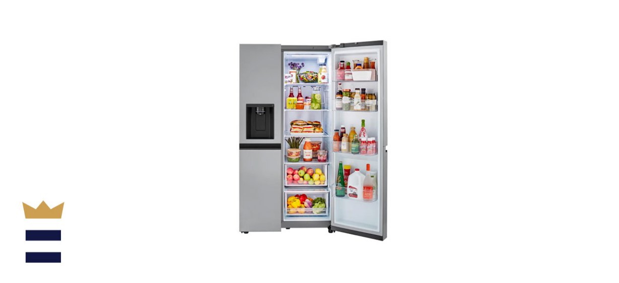 LG 27-Cubic Foot Side-by-Side Refrigerator with External Ice and Water Dispenser