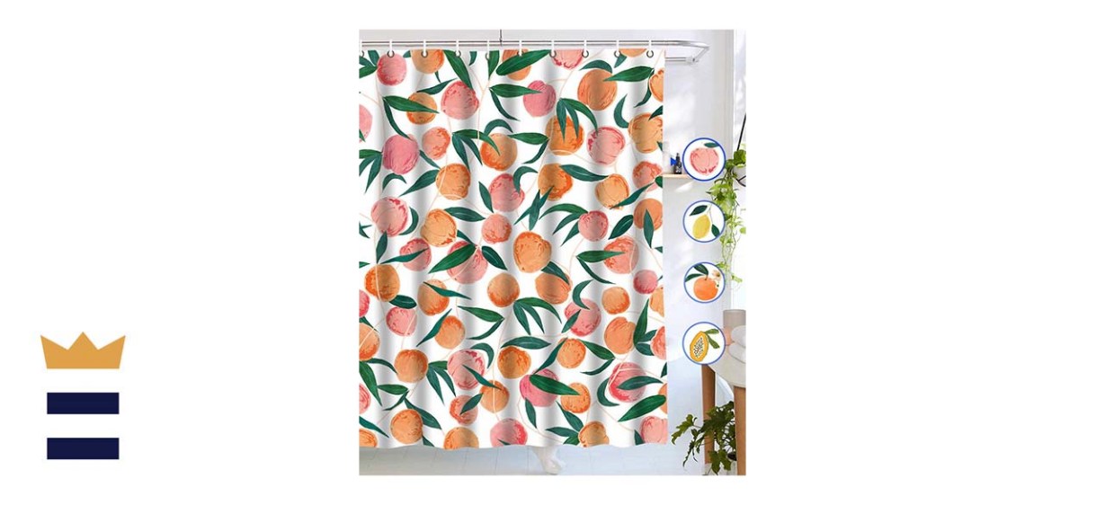 Lifeel Peach Shower Curtain