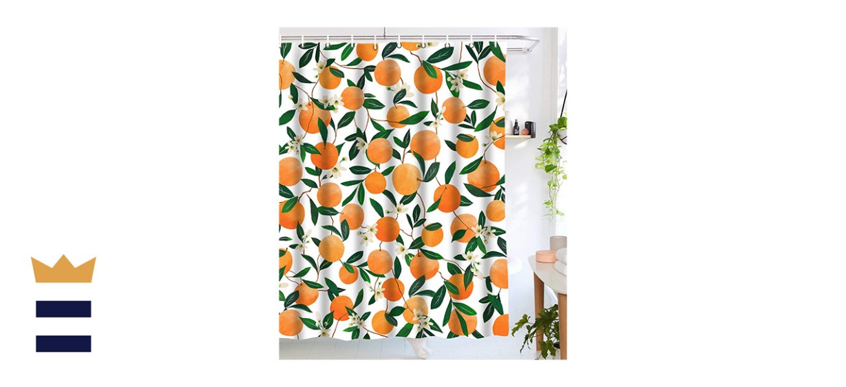 Lifeel Orange Shower Curtains